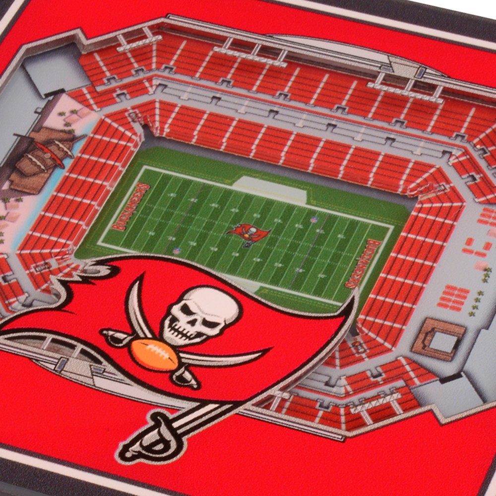 Tampa Bay Buccaneers 3DStadiumView Untersetzer 2er