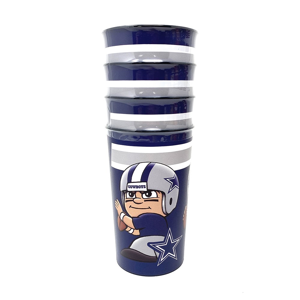 Dallas Cowboys Party Becher (4er-Set) 650ml