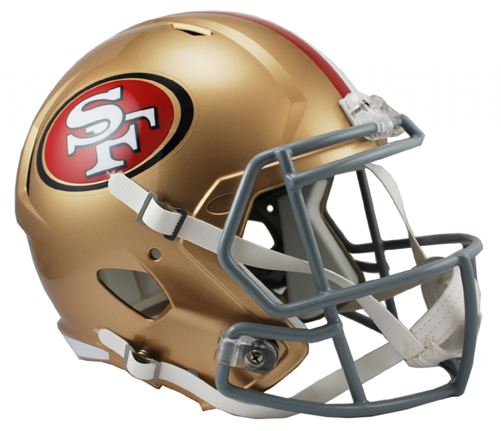 San Francisco 49ers - Mini Helm SPEED - gold