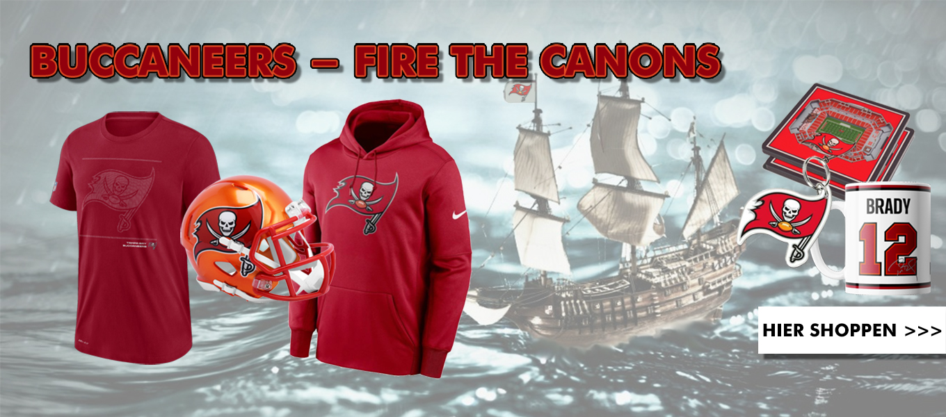 Tampa Bay Buccaneers T-Shirts, Pullover und weitere Artikel.