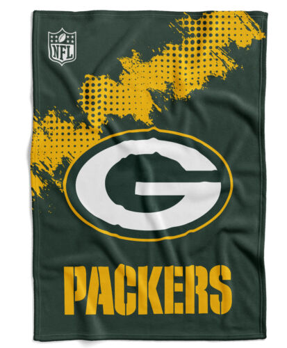 Green Bay Packers Flannel Decke/Throw "CORNER" 