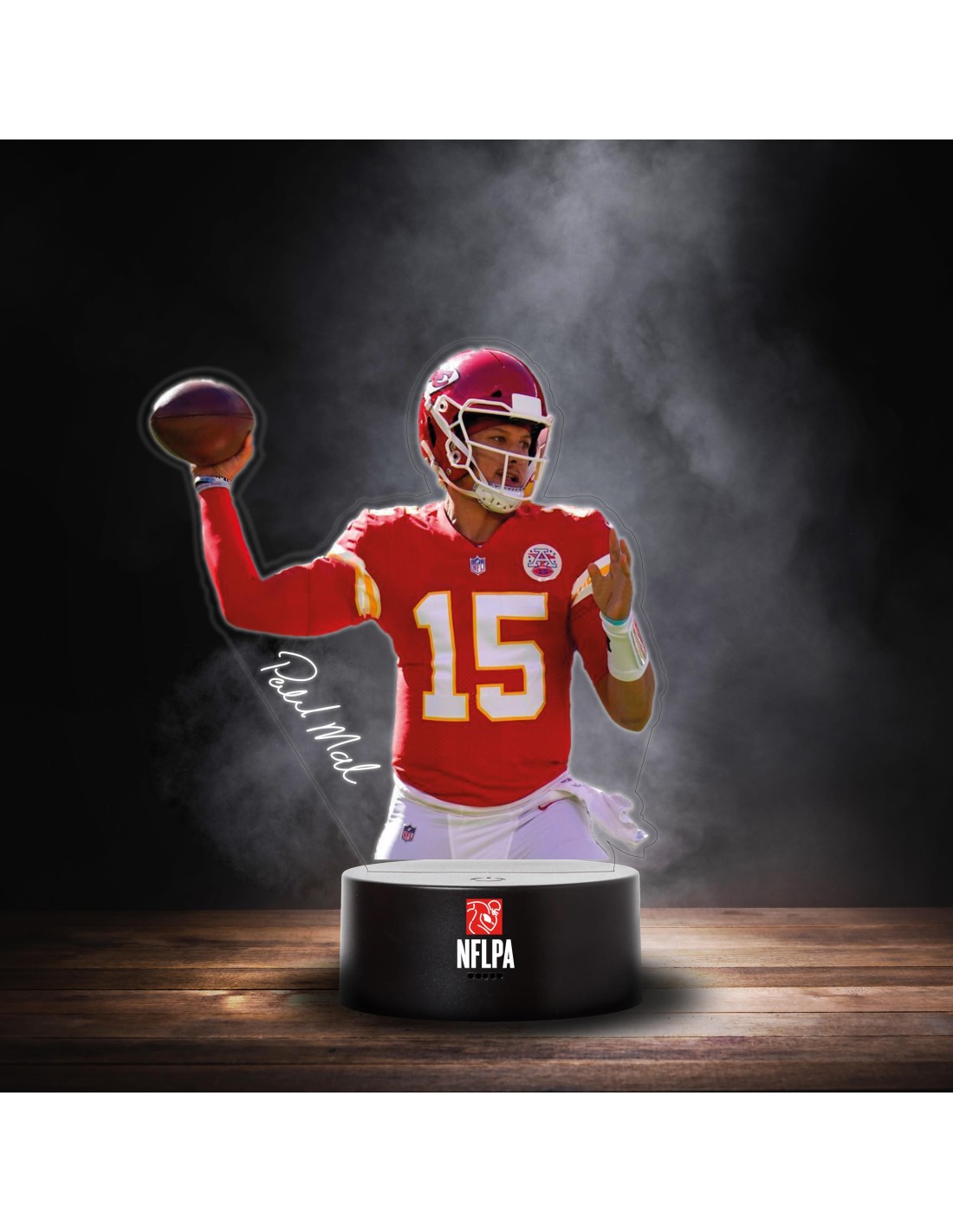 Kansas City Chiefs LED Licht - MAHOMES - mehrfarbig leuchtend