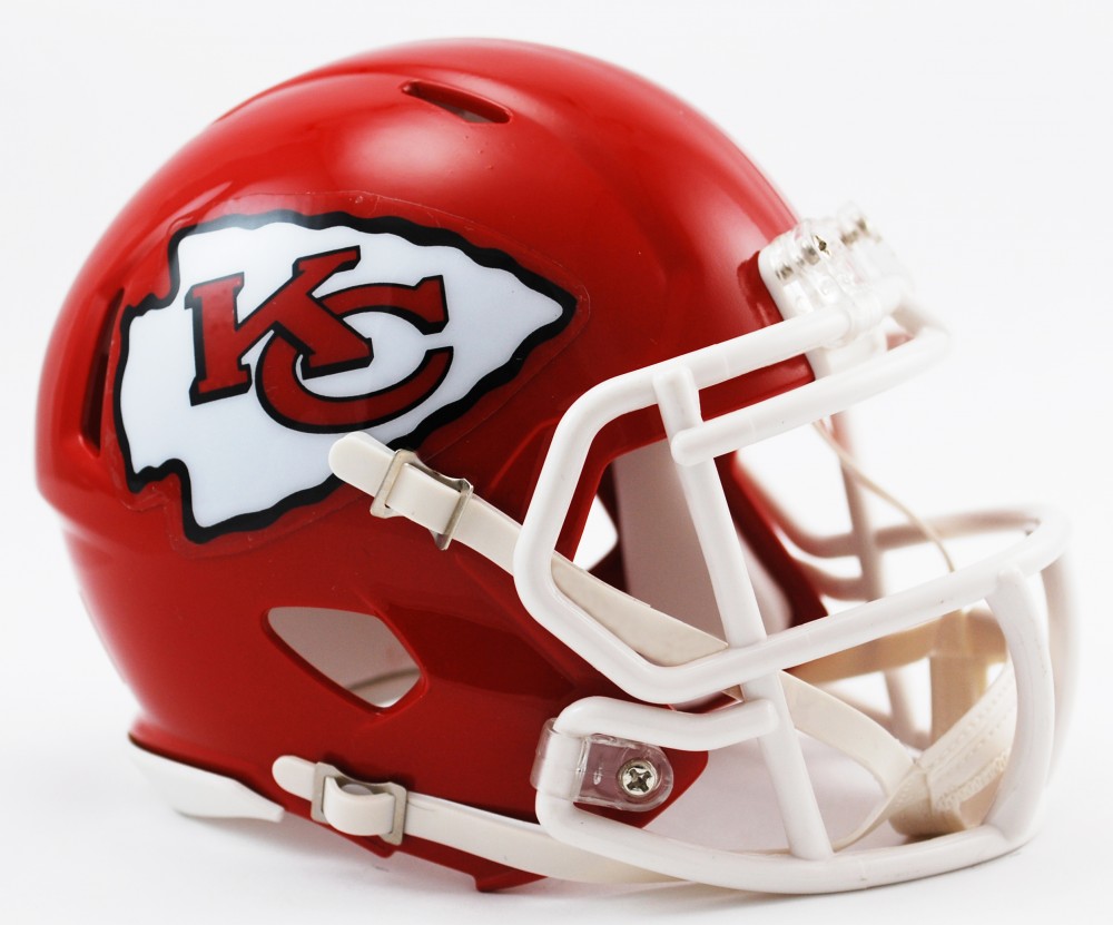 Kansas City Chiefs - Mini Helm SPEED - rot
