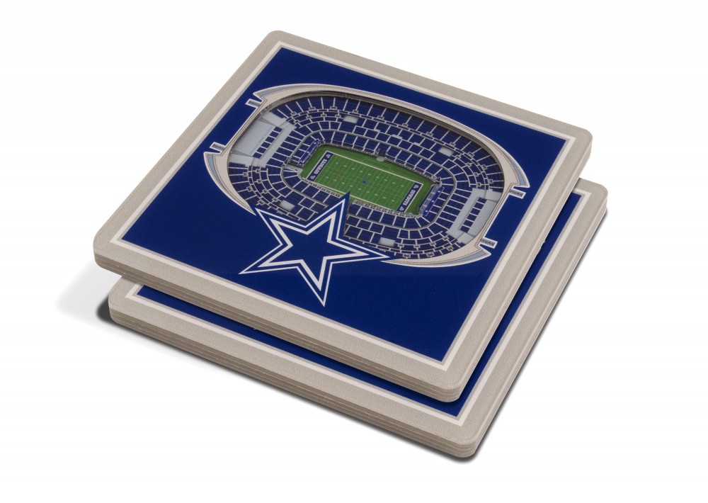 Dallas Cowboys 3D StadiumView Untersetzer 2er Set